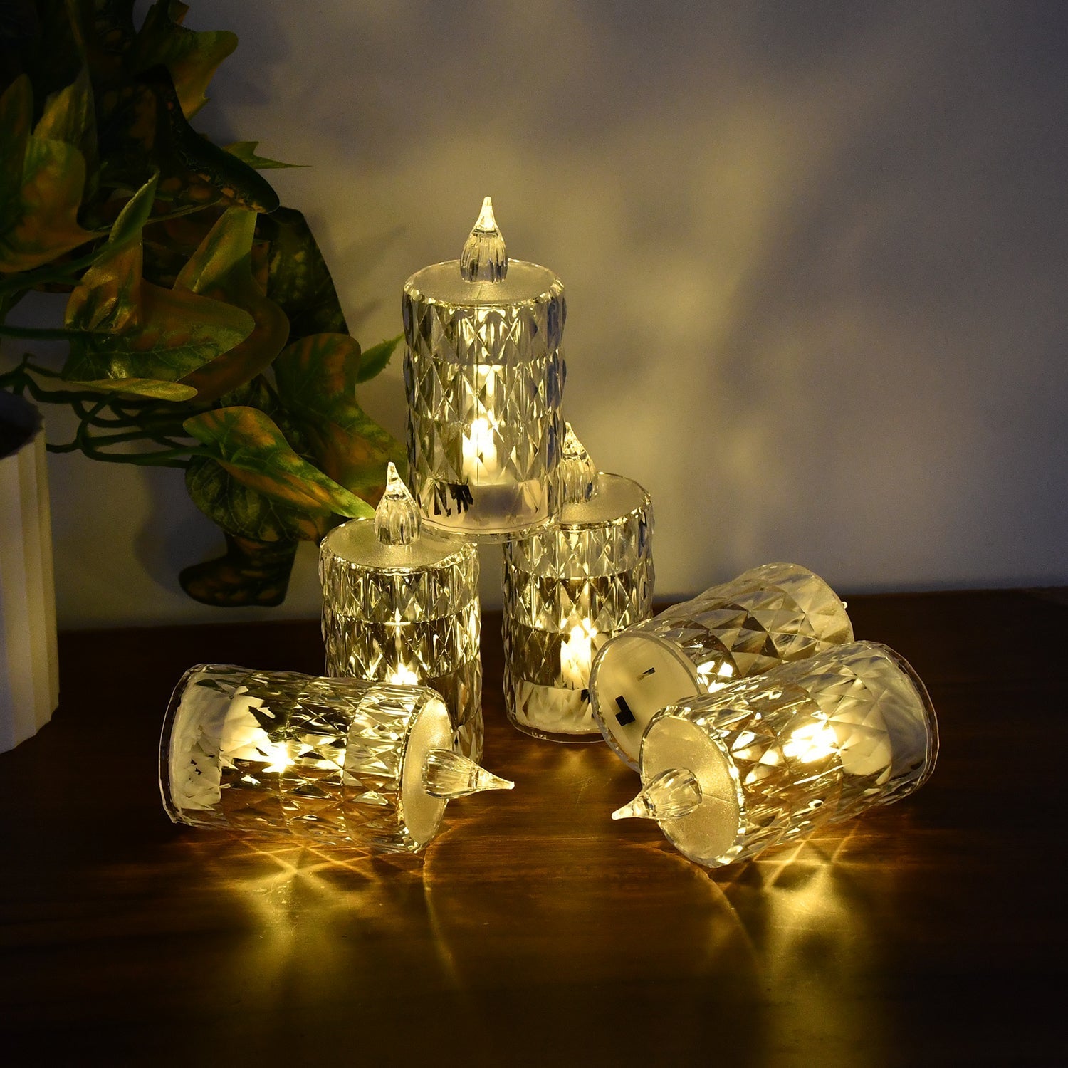 Flameless and Smokeless Decorative Candles LED Tea Light, Diwali (24 Pcs Set) Flameless and Smokeless Decorative Candles LED Tea Light, Diwali (24 Pcs Set)